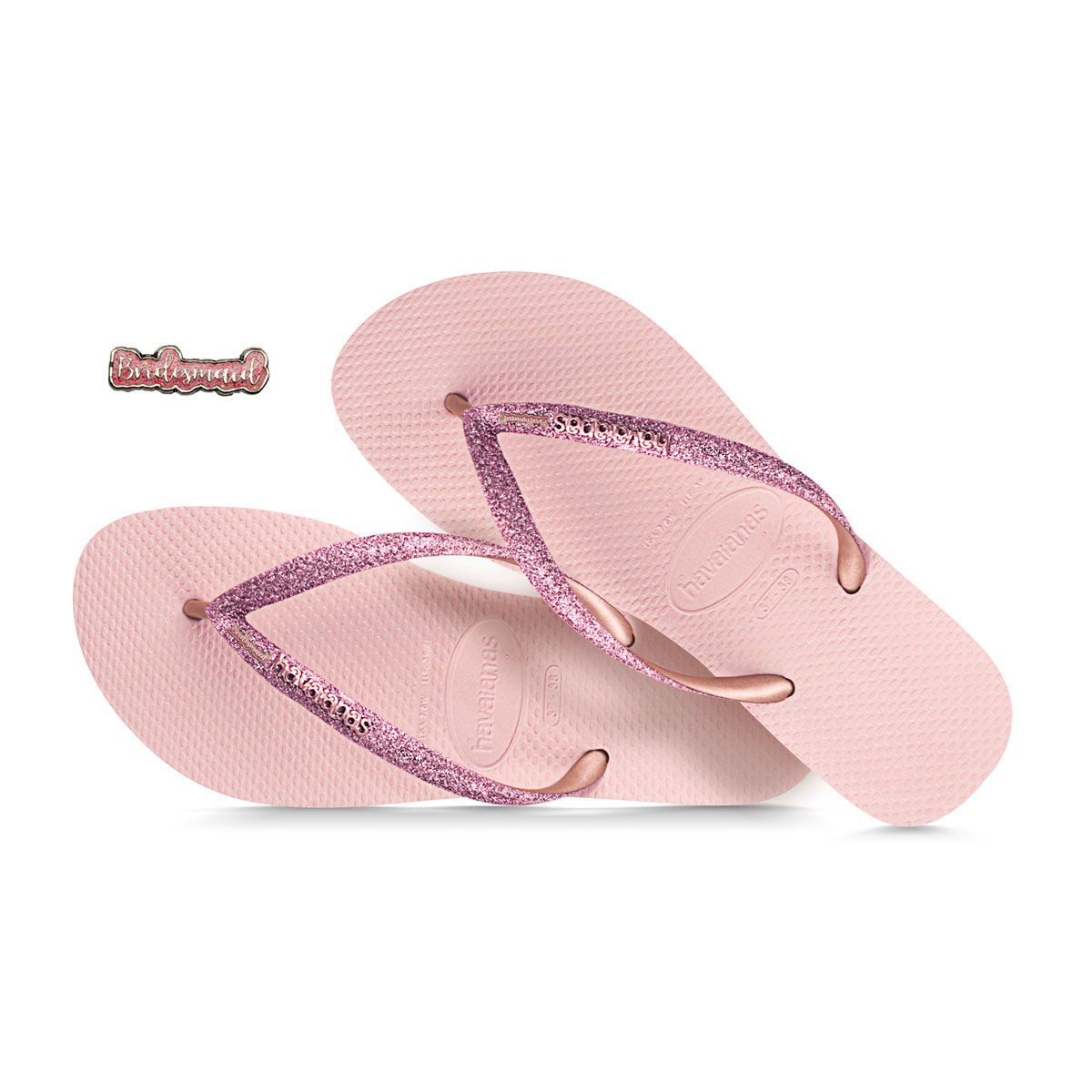 havaianas glitter slim