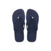 Silver & White Bride Squad Charm Havaianas Top Navy Wedding Gift