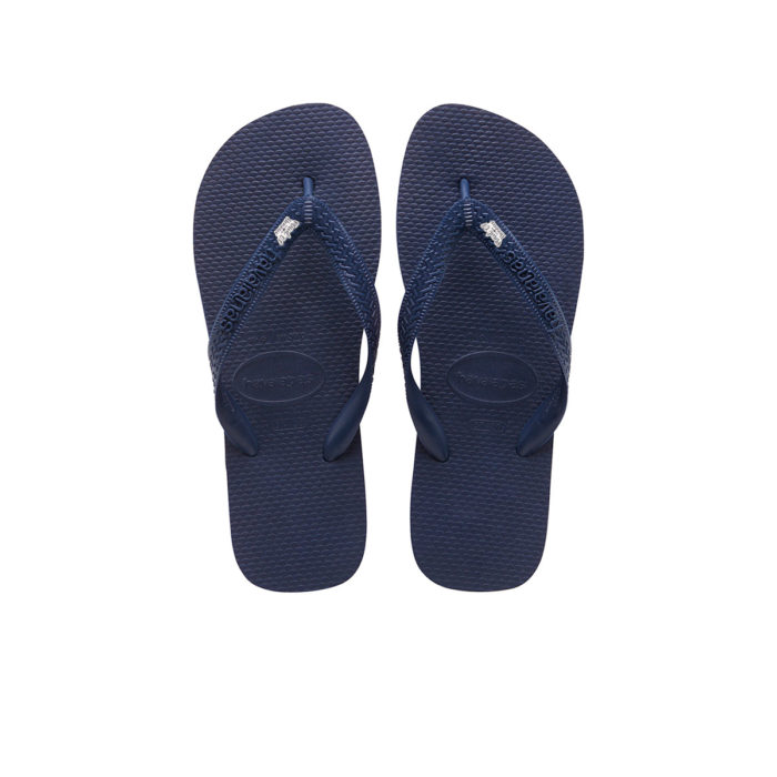 Silver & White Maid of Honour Charm Havaianas Top Navy Wedding