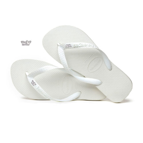 Maid of Honour Silver White Charm Havaianas Top White Wedding Gift